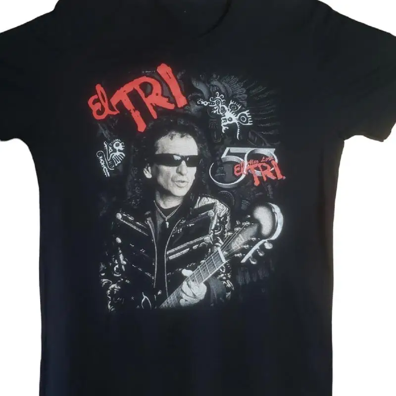 EL TRI Alex Lora Shirt Anaheim Convention Center 2/16/19 Guitar Rock Tee Used