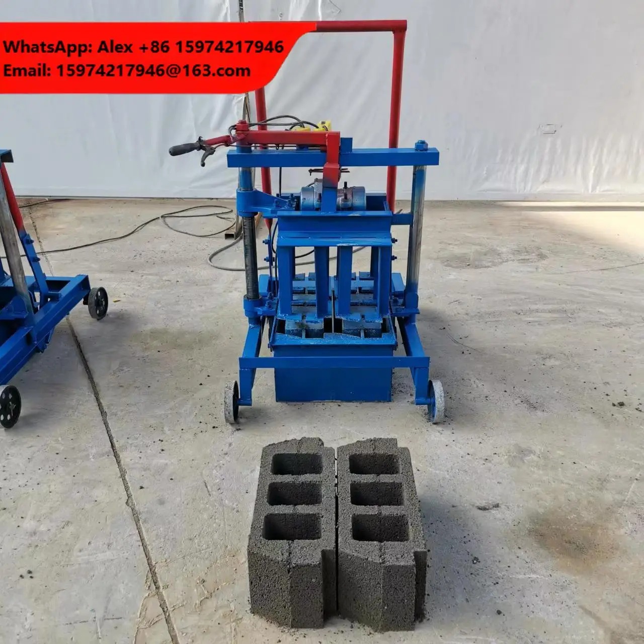 Factory Wholesale Automatic 2-Hole Concrete Cement Brick Making Machine Plastic Waste Processor Manufactured In China