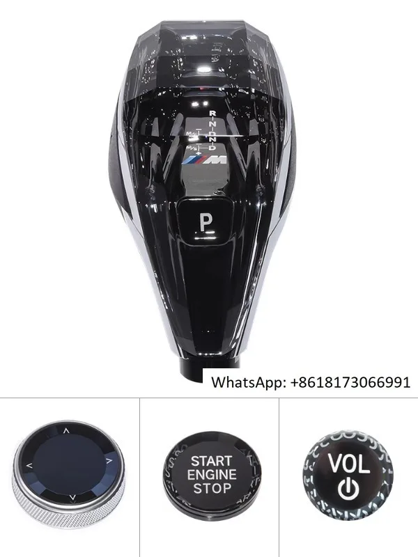 Suitable for modifying the original crystal gear lever of the new 3 Series, 4 Series, 5 Series, 7 Series X3X4X5X6IX3