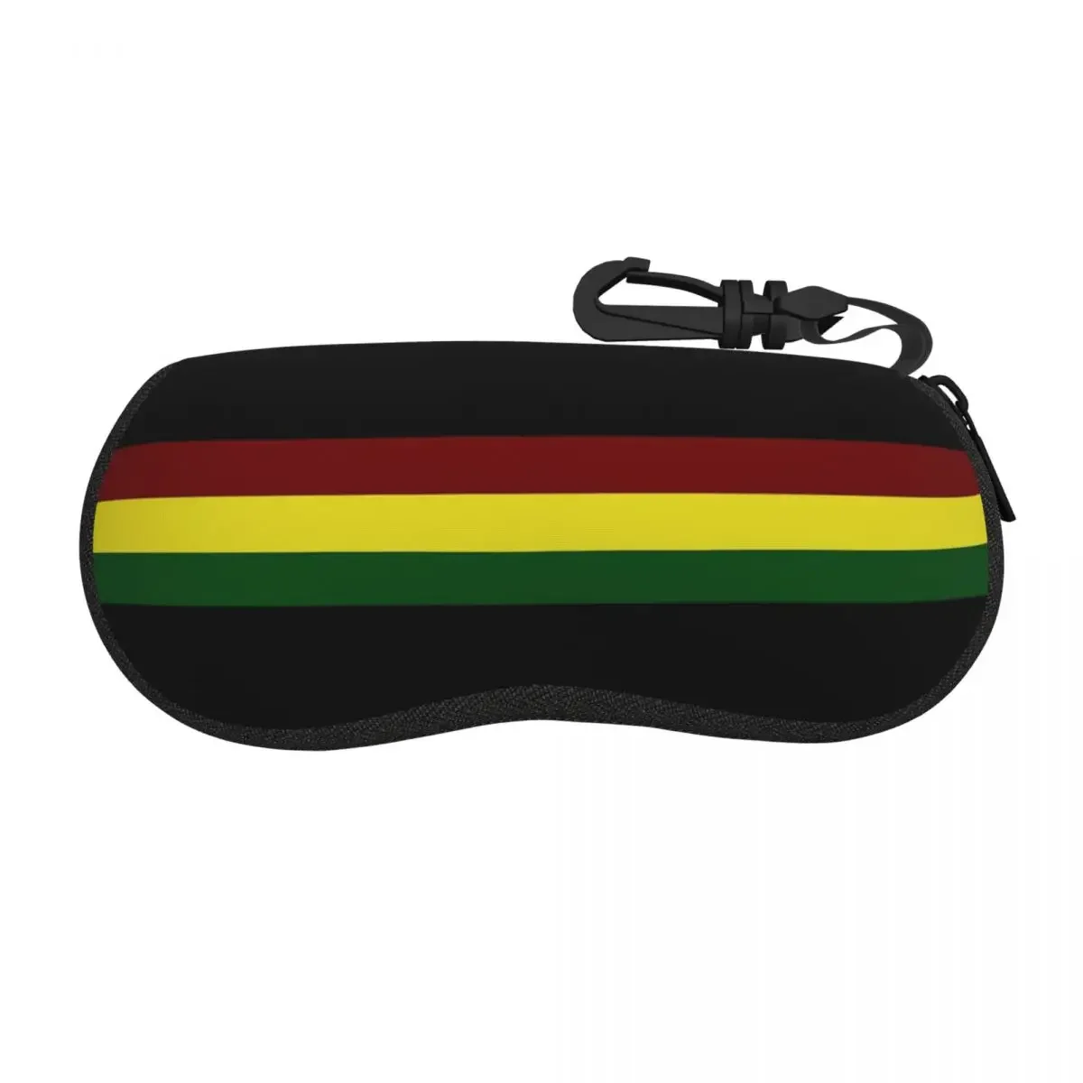 Rasta Flag Rasta Stripe Shell Glasses Case Protective Sunglasses Box Women Men Soft Eyeglasses Bag Pouch