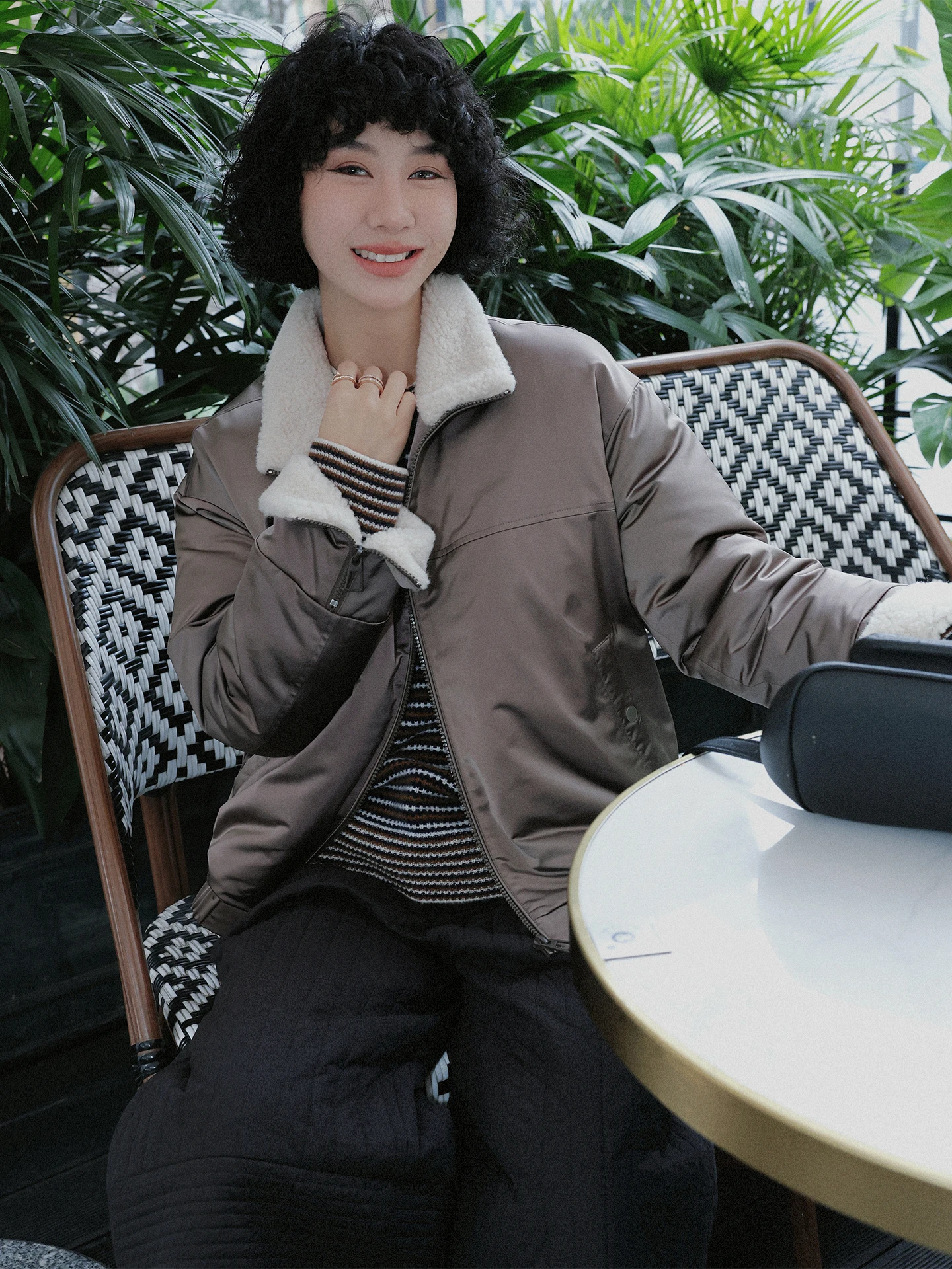 

Женская зимняя теплая стеганая куртка TT Snowy Faion с воротником-стойкой, на гусином пуху, из полиэфирного волокна