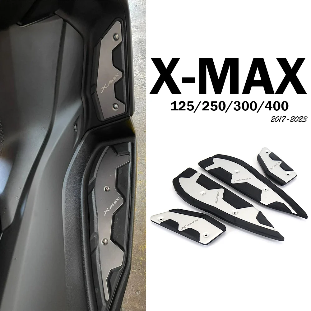 

2017-2023 NEW Accessories For Yamaha XMAX 300 XMAX 125 Footrest Pedal Kit Foot Pad Pedals XMAX 400 XMAX300 XMAX 250 XMAX125