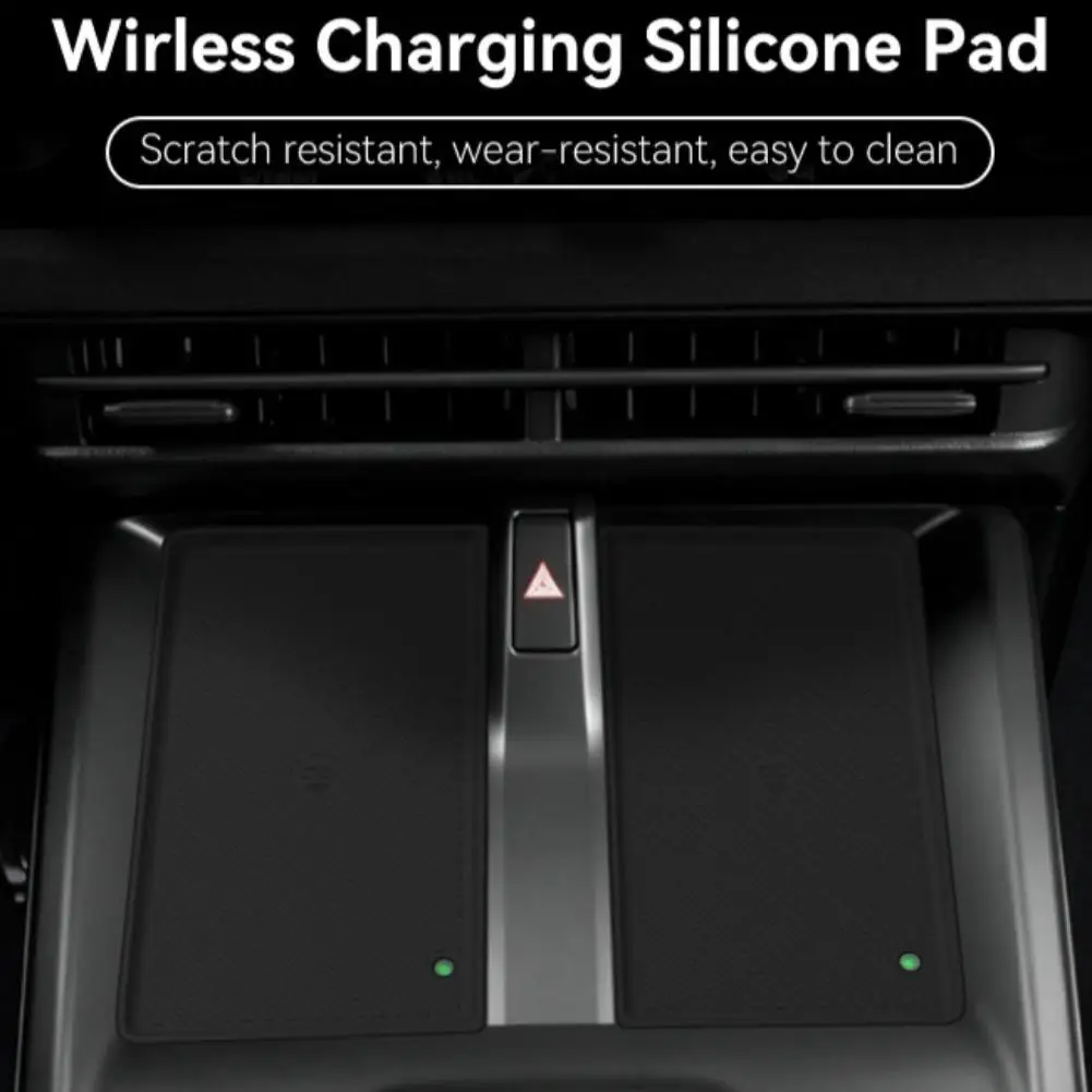 For 26 Models Of BZ4X BZ Central Control Mobile Phone Wireless Charging Silicone Pad Car Storage Pad Anti Slip Pad Interior