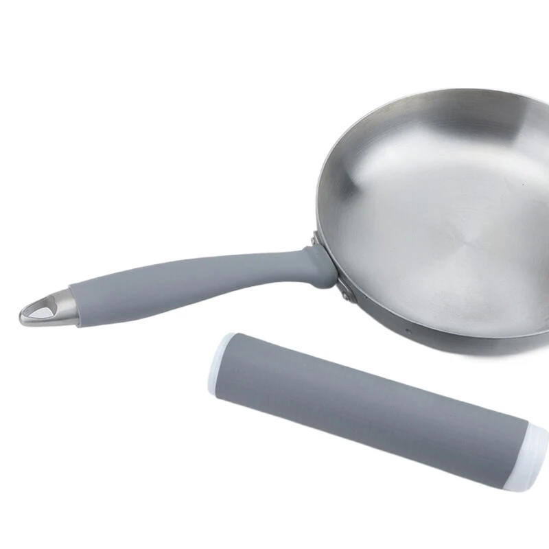 New Heat-Resistant Silicone Frying Pan Handle Sleeve; Anti-Scald Pot Protector Cover. view 3
