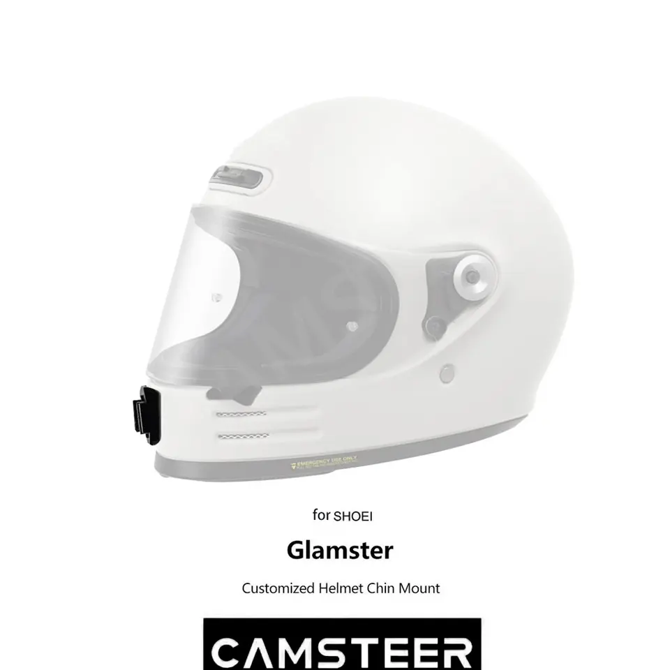 for Shoei Glamster Customized Helmet Chin Mount Aluminium Mount