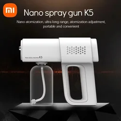 Xiaomi 380 ML Dezenfeksiyon Sprey Alkol Sıvı Atomizer Mavi Işık El Nano Ev Elektrikli Otomatik Hava Sterilizatörü