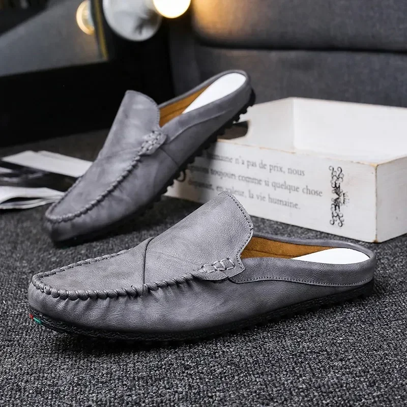 الرجال في الهواء الطلق المشي المتسكعون تنفس رجالي النعال خفيفة مريحة أحذية الأخفاف غير رسمية للرجال بوتاس الفقرة Hombre Zapatos #3