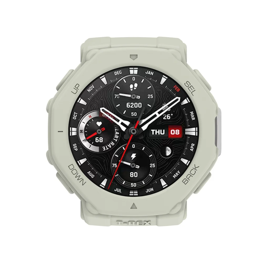 Watch Case For Huami Amazfit T-Rex 3 Soft Silicone Cover Anti Scratch Protective Shell Super Light Watch Decoration