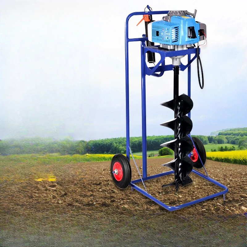 Ground drilling, digging machine, high-power gasoline, agricultural fertilization, orchard planting, piling, tree planting machi