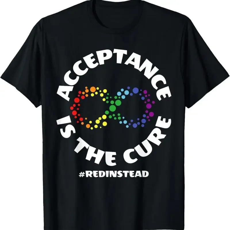 Wear Red Instead In April Redinstead Autism Awareness T Shirt