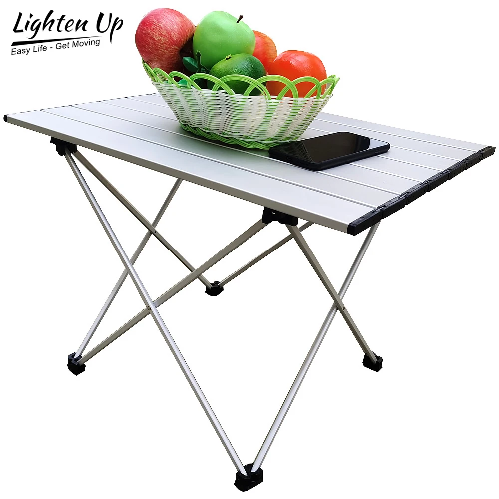 Ultralight Portable Folding Camping Table Foldable Outdoor Dinner Desk High Strength Aluminum Alloy For Garden Party Picnic BBQ