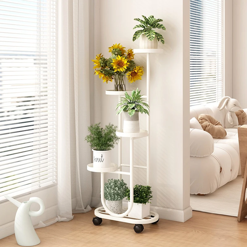 Removable living room flower rack Floor-to-ceiling plant placement flower rack rack