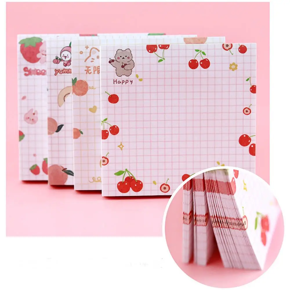 Buku Catatan Mini Cherry untuk Kantor & Sekolah, Dekorasi, Memo, Catatan, Notepad, Sticky Notes, Buku Diary, Memo Pad