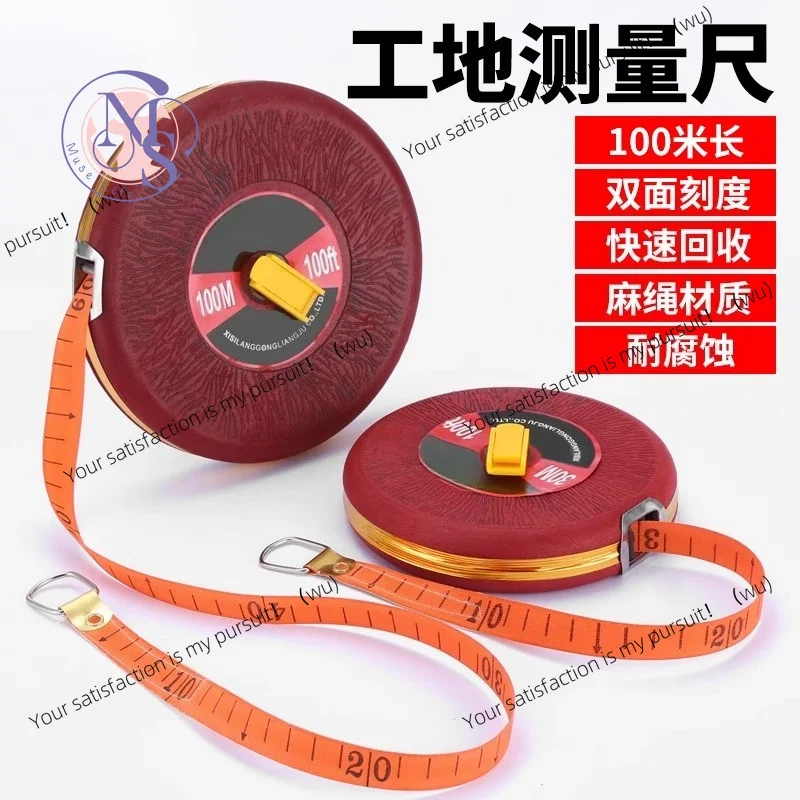 10/20/30/50/100M Circle Ruler Soft Ruler Dimension Measuring Tool