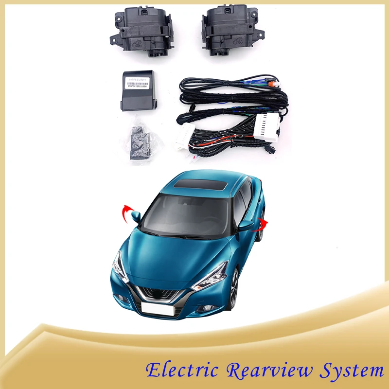 

For Nissan Bluebird 2018-2023 Auto Intelligent Automatic Car Electric Rearview Side Mirror Folding System Kit Module