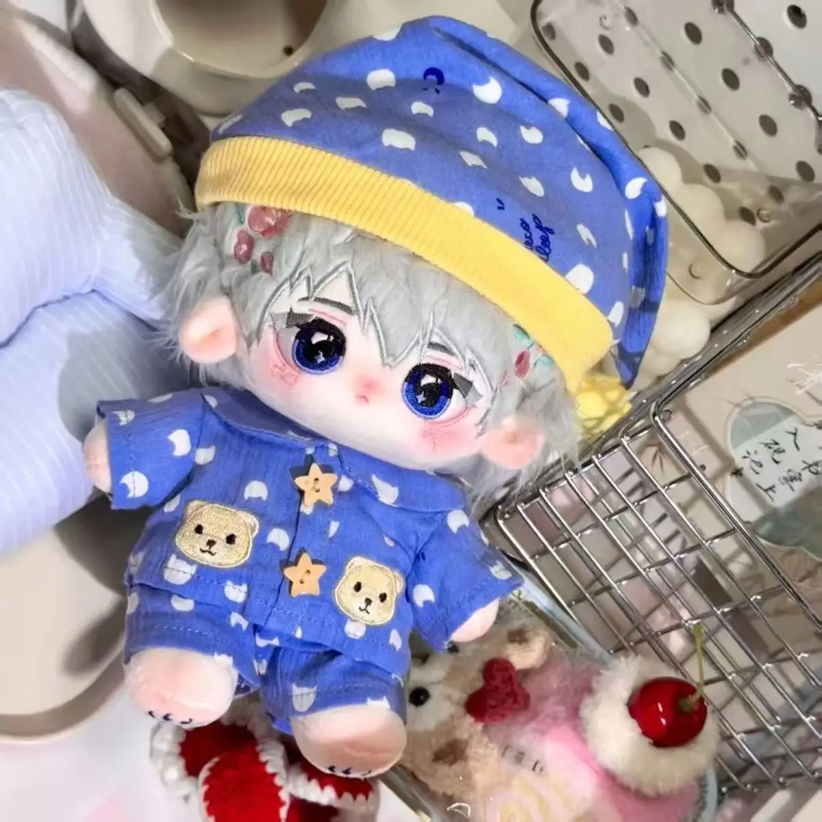 20 سنتيمتر زهرة الزواج سلسلة الحب والفضاء العميق لطيف Xavier أنيمي الشكل الكرتون الشكل المعبود الجسم فستان تأثيري بلوشي هدية