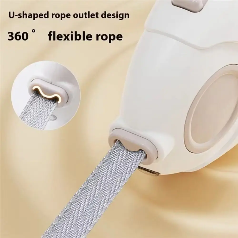 

Extends Up To 3M Automatic Retractable Dog Leash with Wrist Straps Portable LED Light Dog Rope Compact Smooth Pet Luminous Lead