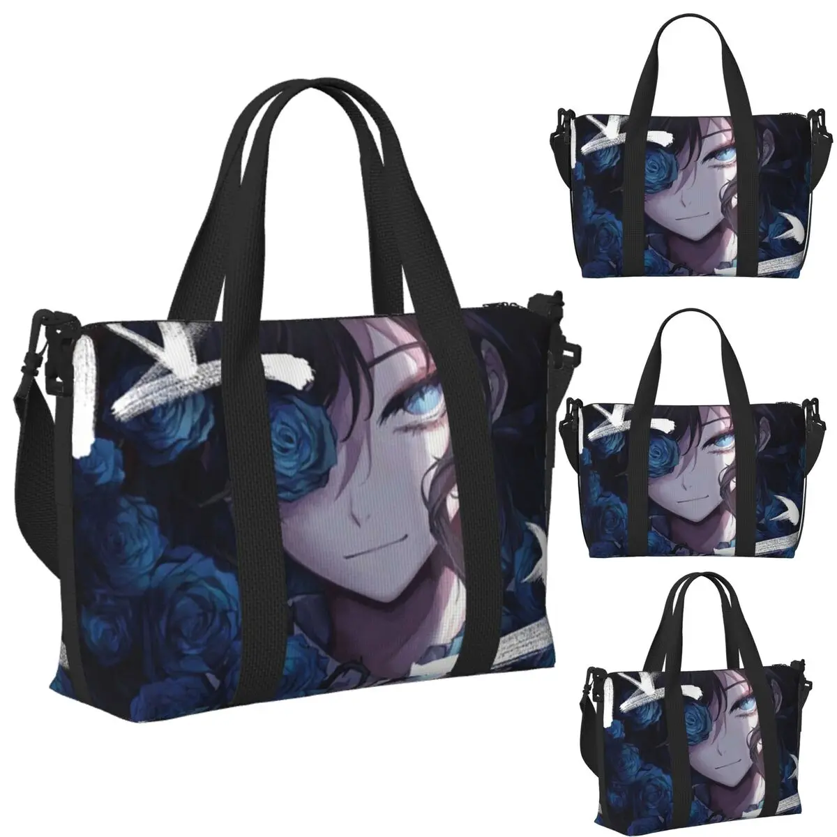 

Custom Ado Album Cover Beach Travel Bag Large Capacity Tote Bags for Gym Yoga Women Shopping Duffle Shoulder Bag