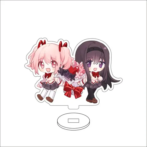 10CM Charm Anime Puella Magi Madoka Magica Acrylic Stand Model Cosplay Characters Ornament Accessories Goods Collection Gifts - Image 14