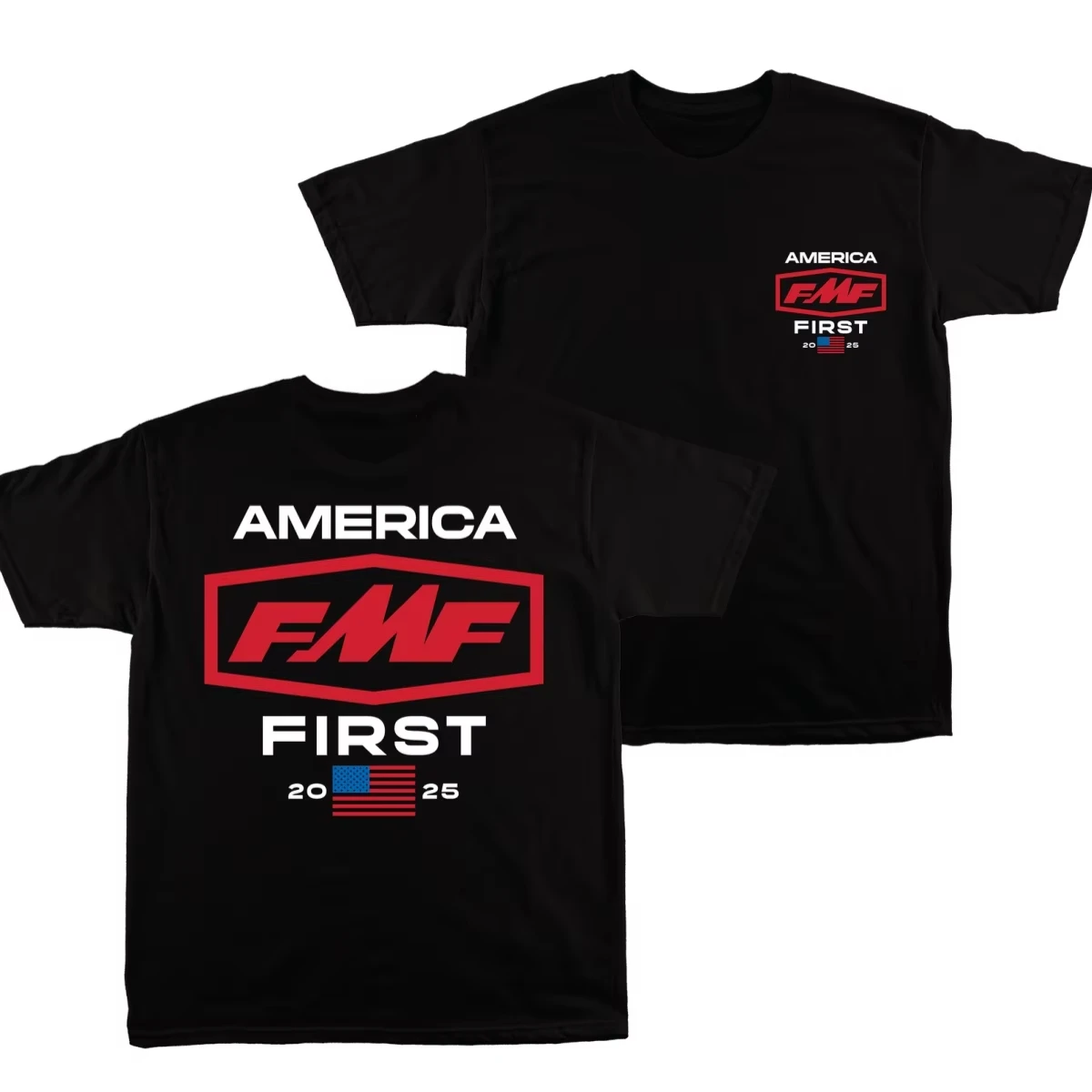 2026 Vintage FMF Motor Racing Graphic Mens T Shirt Casual Loose Fit Short Sleeve Motocross Streetwear Print Daily Wear Top