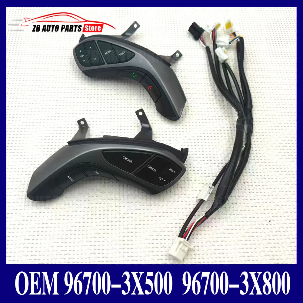 Picture 5: For Elantra MD steering wheel button, left multimedia control button, right cruise control button, OEM 96700-3X500 3X800