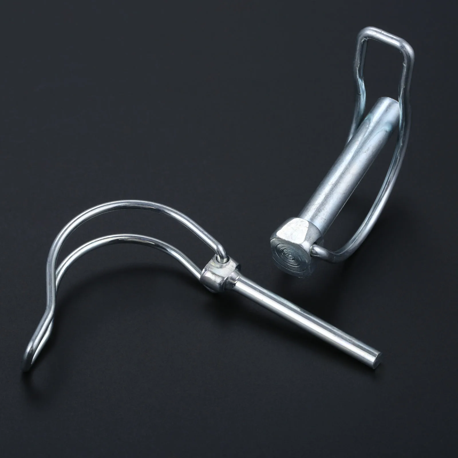 5PCS Coupler Safety Pin Great For Industrial Applications Lawn Farm Garden PTO Hitch Easy To Use And Apply M4.5*40mm Steel