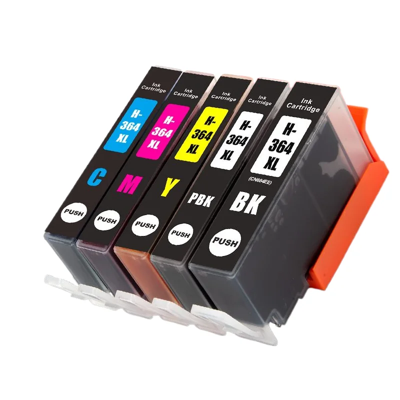 364 364XL Ink Cartridge For HP5510 3520 5520 B110A B8550 8553 8558 C6380 6510 6520 7510 C309 C310 C410 B209a 3070A Printer
