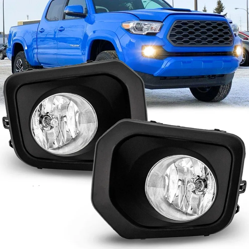 

Прозрачные противотуманные фары с проводкой для Toyota Tacoma 2016-2023