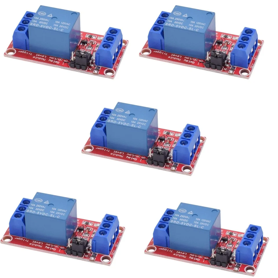 5V Single - Channel Opto - isolated Relay Module - Relay Switch with High/Low Level Triggering