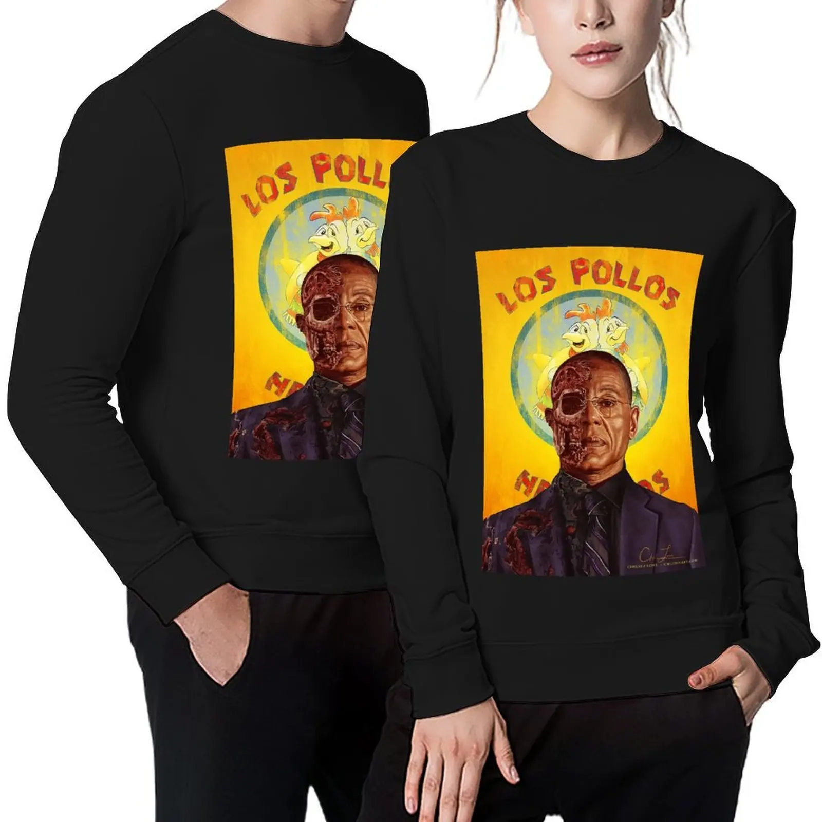 

Gustavo Fring Phone Case Pullover japanese style men clothes anime clothes men's clothing hooded sweatshirt