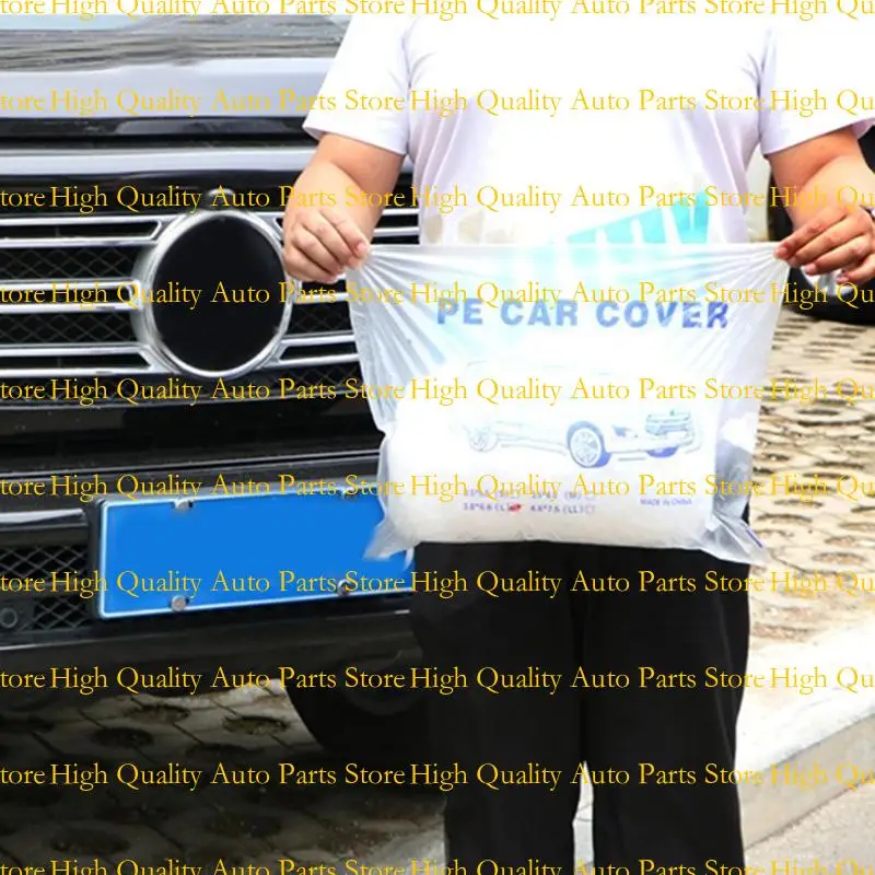 G7NA PE Plastics Clear Comple Car Protective Resields Auto Auto Cover Cover Cover Auctable