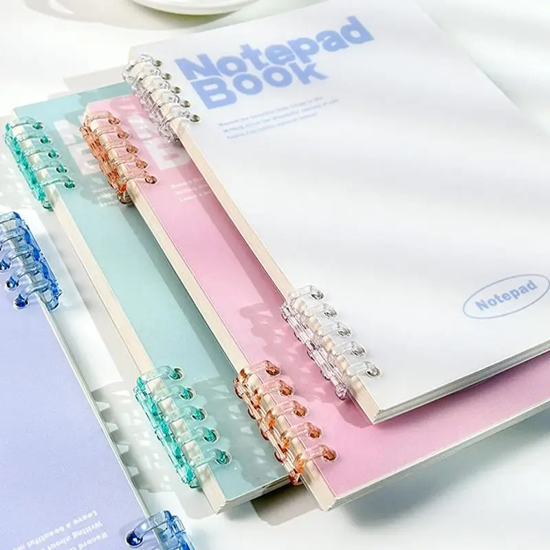 Simple Solid Color Loose-leaf Notebook Large-capacity Thickened Inner Notebooks Students Multi-functional A5 Notepad