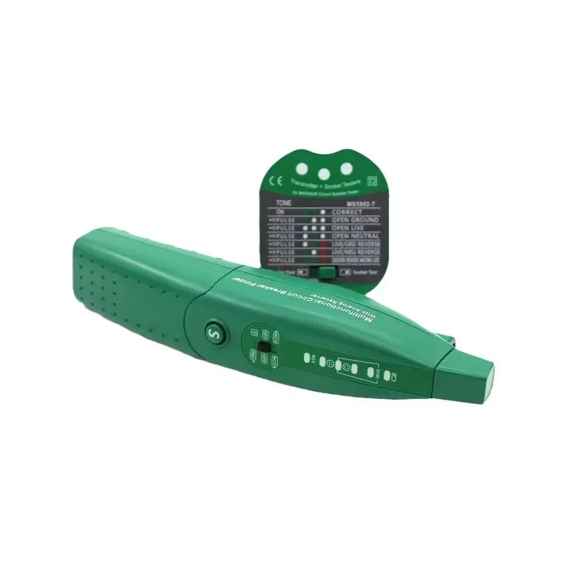 MS5902R Circuit Breaker Finder Socket Tester Line Detector Multi Function Electrical Wire Tracer for Home Office Wiring Check