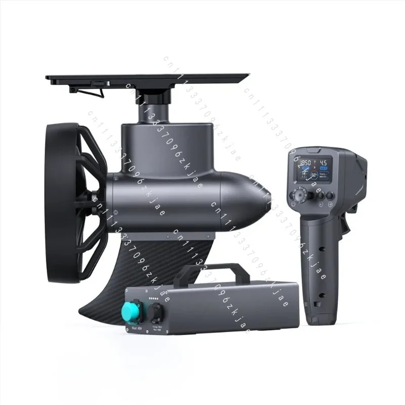 Portable Electric Outboard Motor Underwater Thruster for Kayak, SUP, Small Boat, Wireless Remote Control