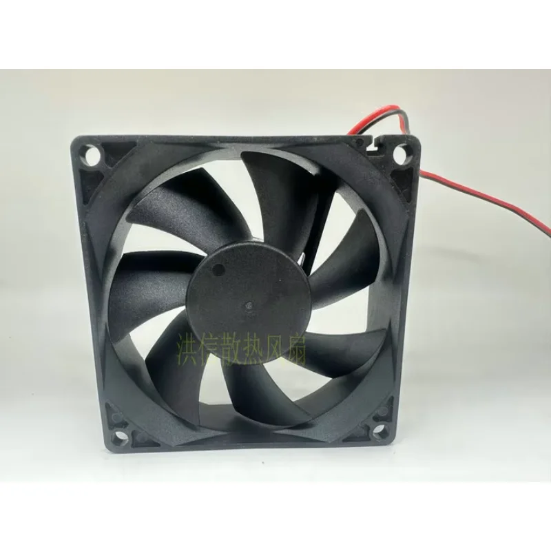 HONGFEI HD-8025H24 DC 24V 0.23A 80x80x25mm 2-Wire Server Cooling Fan