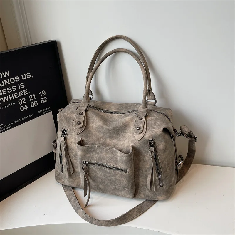 

Модная женская сумка через плечо большой вместимости в стиле ретро, повседневные модные сумки и сумки, дизайнерские сумки Сумка Женская