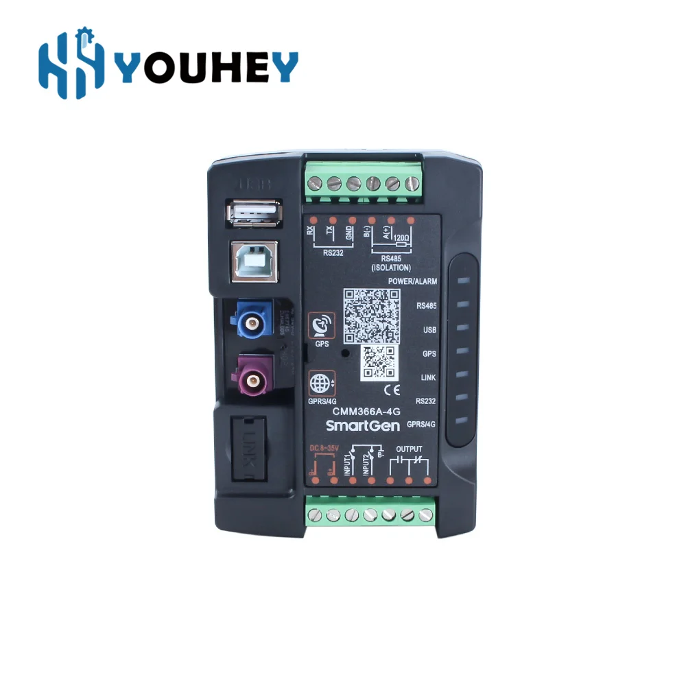 CMM366A-4G SmartGen Wired Ethernet CMM366A WIFI Cloud Server Communication Module Internet Monitor Control Panel Generator Parts