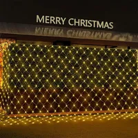 Thrisdar 2000 LED Net Light 8X10M Large Size Curtain Mesh Fairy String Light 8 Modes for Xmas Trees Bushes Wedding Outdoor Decor