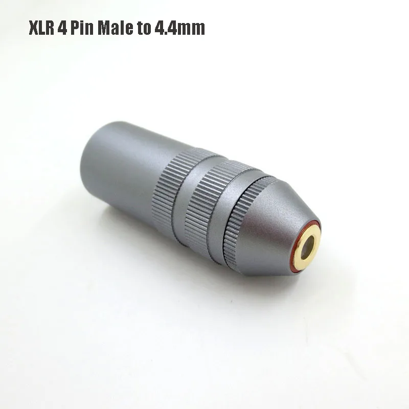 4 Cores XLR 4 Pin Male Plug Converter Balanced to 4.4mm 3.5mm 2.5mm Balanced Female Headphone Adapter XLR to 4.4/3.5/2.5mm