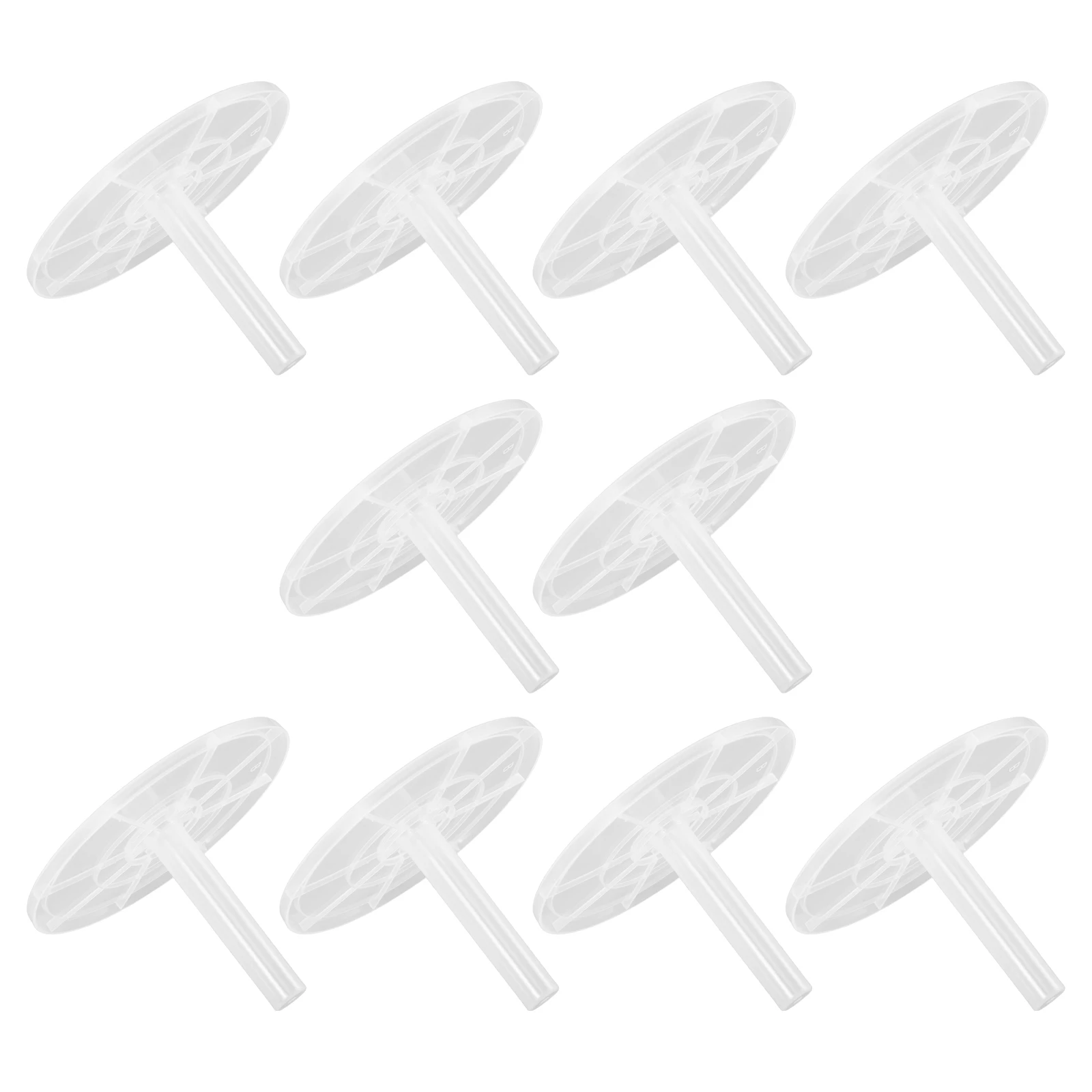 

10pcs Box With Lid Hard Plastic Disc Organizer Portable Dvd Cd Holder Clear Round Container For Discs Cd Dvd Storage Case -