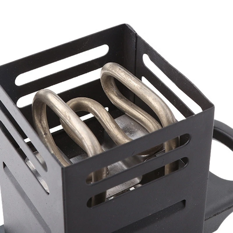 Mini estufa carbón cuadrada portátil, eléctrica para quemador, horno placa calefactora, cocina casera, calentador café,