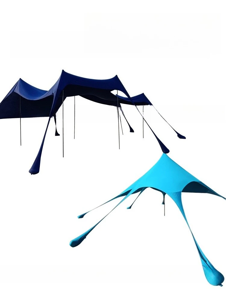 Canopy Shade Tent Elastic Canopy Camping Beach Outdoor Portable