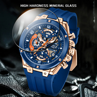 LIGE New Luxury Casual Men Watch Waterproof Luminous Chronograph Date Man Wristwatch High Quality Military Quartz Men's Watches