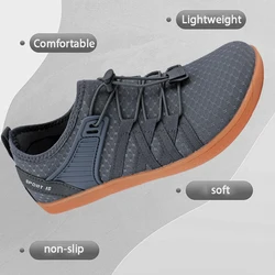 Nuove scarpe Unisex più larghe Mesh traspirante uomo scarpe a piedi nudi a punta larga nuovi appartamenti morbida suola a goccia Zero scarpe più larghe Sneakes di grandi dimensioni