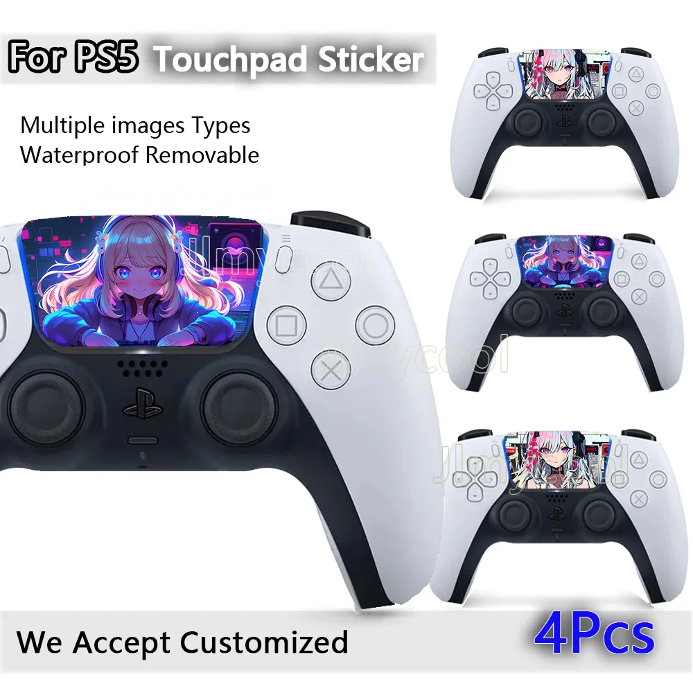 Cool Gane Lover For PS5 Controller Touch Skin Sticker Art Scratch-Proof Bubble-Free Vinyl