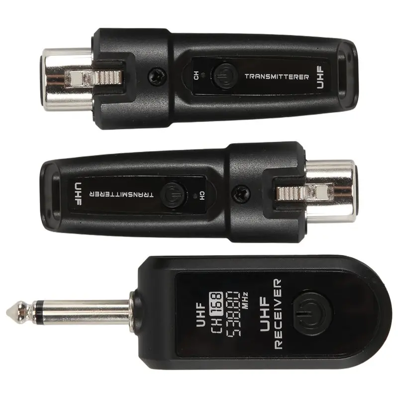 

Беспроводная система передачи аудио ASMA: профессиональный беспроводной передатчик и приемник для гитары с XLR-разъемом