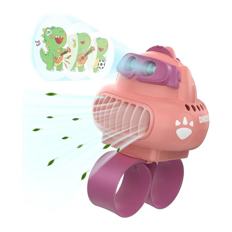 

Портативный вентилятор ABBK с ремешком на запястье, персональный вентилятор с динамической проекцией, безлопастной вентилятор для использования без рук, 360° ° Вращающийся вентилятор