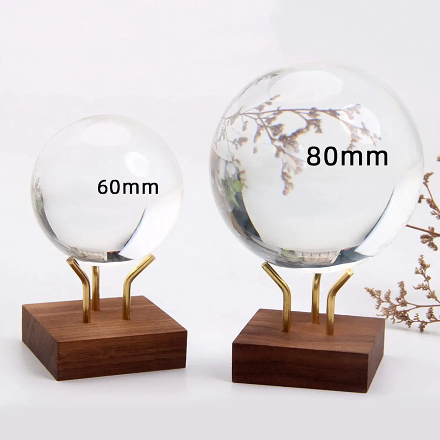 ABVT-2 PCS Display Stand Walnut Base Crystal Display Holder For Fossil Coral Geodes Rock Mineral Agate Small Collectibles