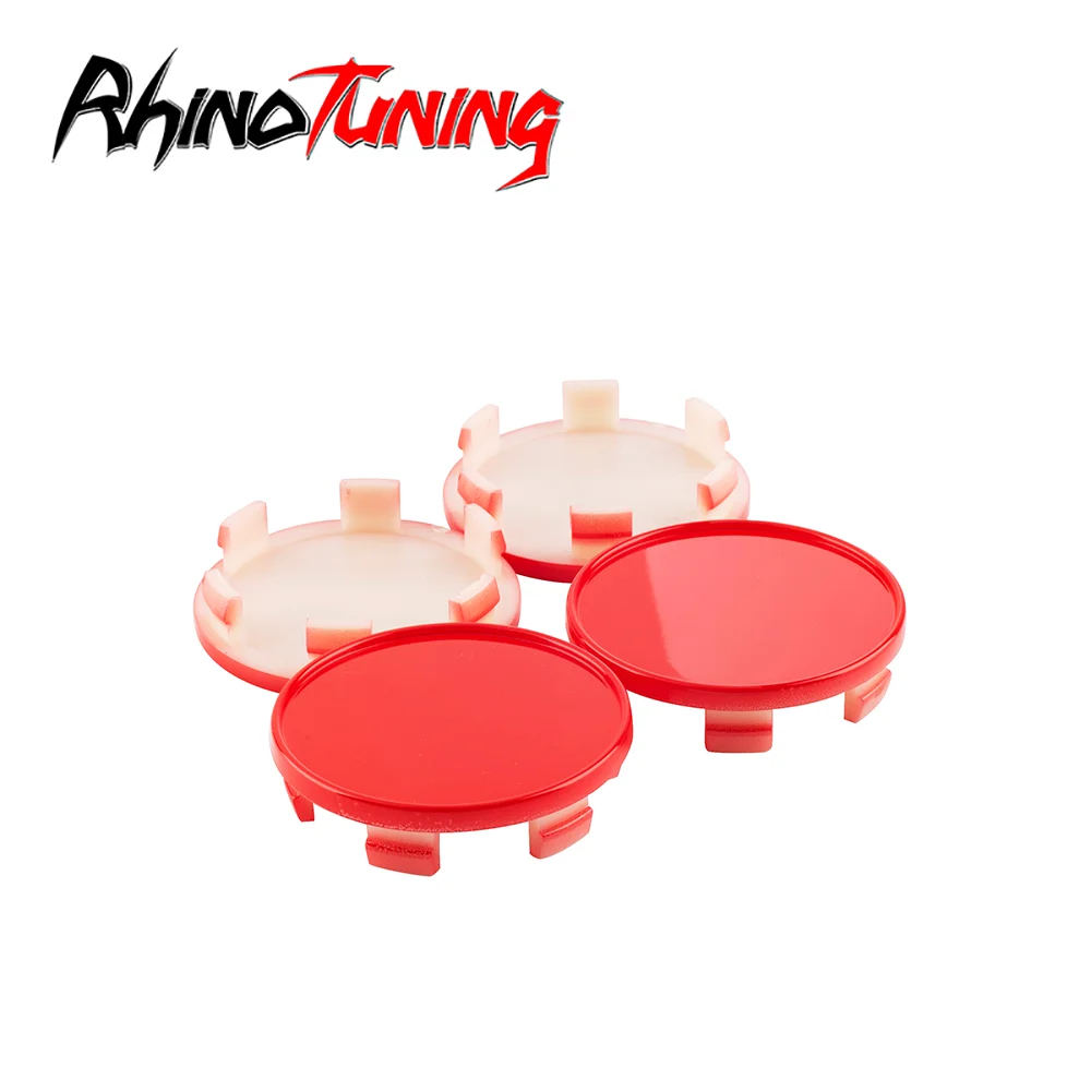 

Rhino Tuning 1pc/4pcs 54mm(2.13in)(+ -1mm)/49mm(1.93in)(+ -1mm) Car Wheels Rim Hub Cap Center Hub Caps Accesorios Coche