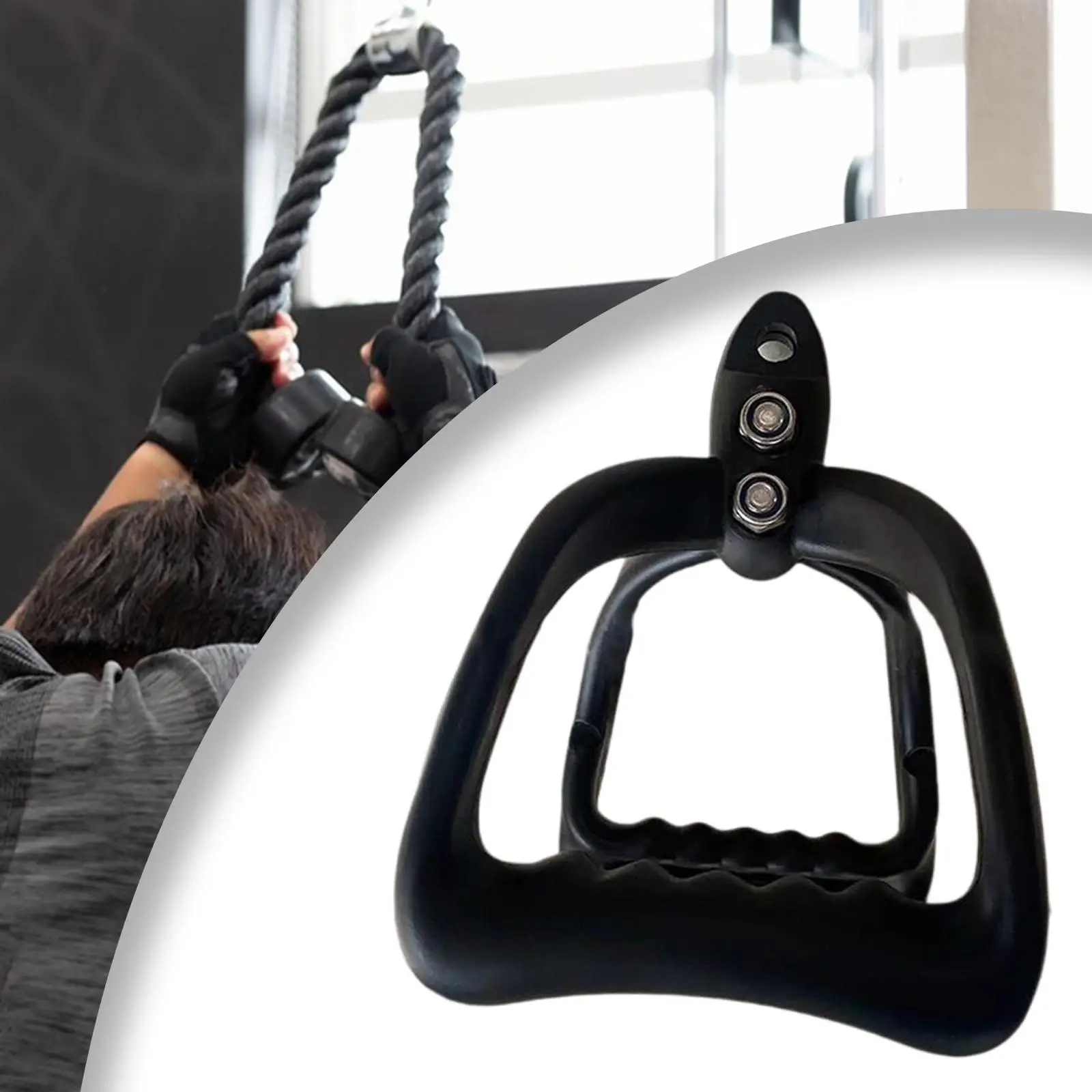 V-stanggreep voor kabelmachine LAT Pulldown- en roeitoefeningen